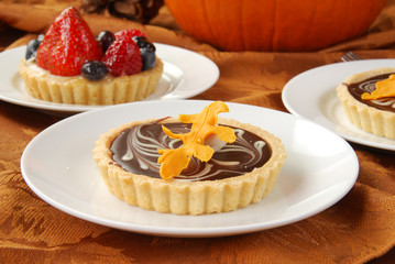 Poster - Holiday dessert tarts