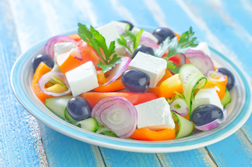 Poster - greek salad