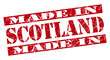 © Aquir - made in Scotland grunge red stamp