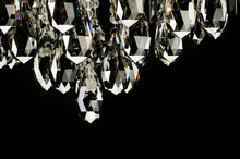 Contemporary Glass Chandelier Fragment
