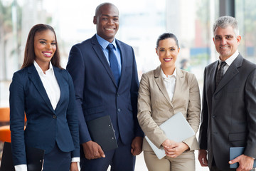 Wall Mural - multiracial business team in office