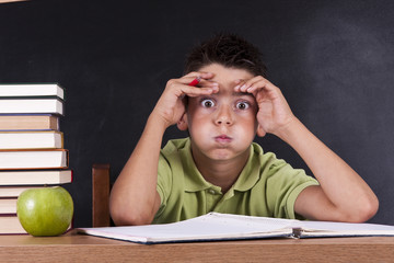 child in school