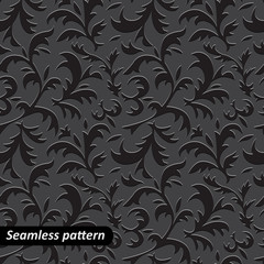 Aufkleber - Floral seamless pattern. Vector illustration EPS 10.