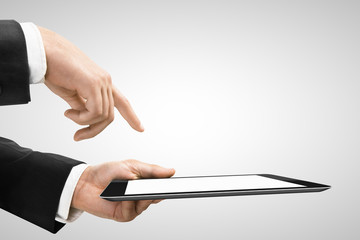Poster - pushing tablet