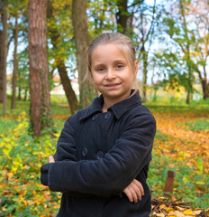 portrait of smiling little girl