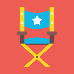Poster - Vector Director Chair Icon
