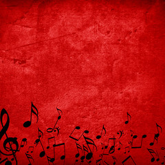 Wall Mural - music background