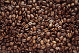 Fototapeta Kuchnia - Brown roasted coffee beans background