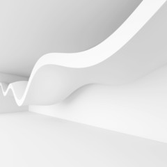 Fototapete - 3d Render of Abstract Architecture Background