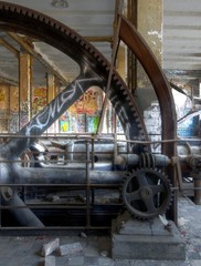 Wall Mural - Old steam engine