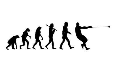 Poster - Evolution Hammer Throw