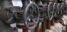 Old Pipes With Valves