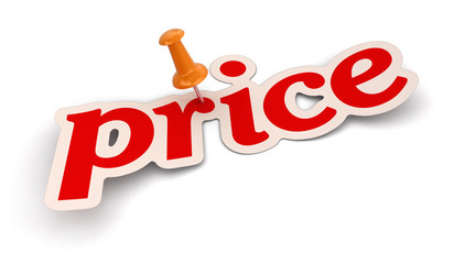 Poster - Push Pin and Price (clipping path included)