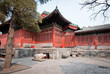 Wooden pavilion in Dongyue Temple, Chaoyang District in Beijing