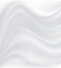 Poster - abstract white background with waves