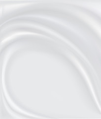 Poster - abstract white background with waves