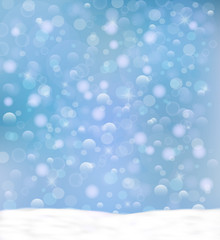 Wall Mural - snowy background. winter design background