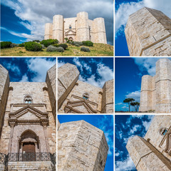 Wall Mural - Castel Del Monte collage