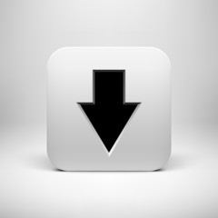 Poster - Technology White App Icon with Arrow