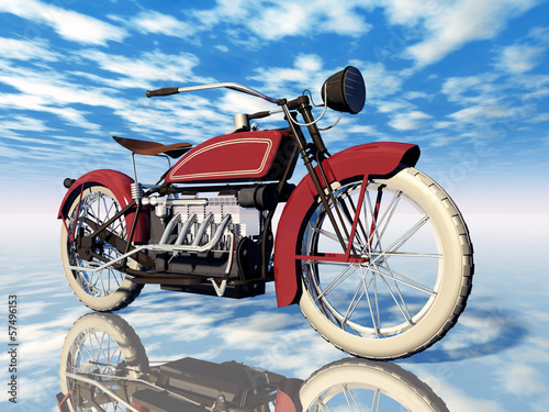 Obraz w ramie Classic Motorcycle