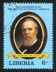 Poster - President of the United States Rutherford B. Hayes