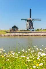 Wall Mural - Windmill at Dutch island Texel