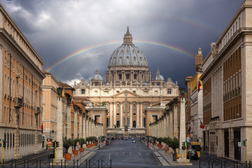 Sticker - Basilica di San Pietro. Rome. Italy.