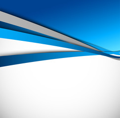 Poster - Abstract background in blue color