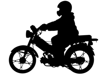 Fotobehang - moped