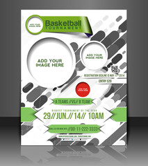 Canvas Print - basketball flyer