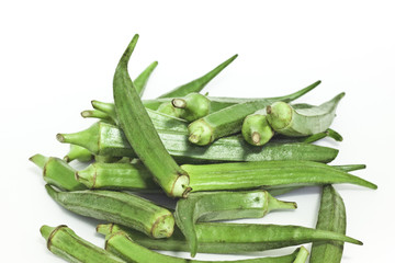 Canvas Print - vegetables on white paper