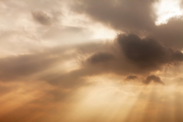Wall Mural - sky with sun