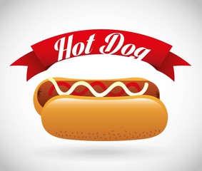 Wall Mural - hot dog