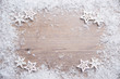 canvas print picture - Winterlicher Hintergrund