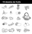 19 dessins de fruits