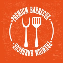 Wall Mural - bbq design