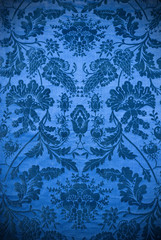 vintage blue fabric background
