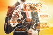 © Mikko Lemola - Customer analysis concept man pointing selection