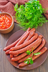 Poster - sausages