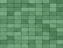 Seamless Texture Of Green Tiles