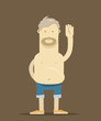 © tovovan - The old drunk man say Hello
