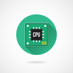 Poster - Vector CPU Icon