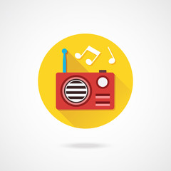 Poster - Vector Radio Icon