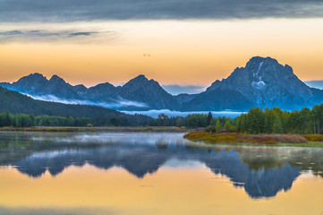 Wall Mural - Grand Teton Reflection at Sunrise