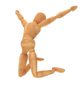 Jumping Happy Person