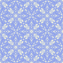 Blue Vintage Pattern