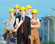 © grinny - Group of construction workers.