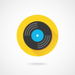 Poster - Vector Vinyl Record Icon