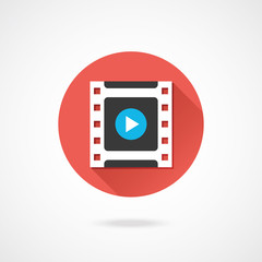 Poster - Vector Video Frame Icon
