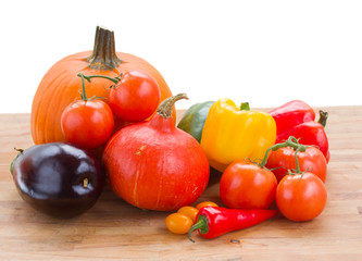 Wall Mural - fall ripe of vegetables